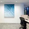 Tideglass | Oil And Acrylic Painting in Paintings by Laura Browning | Apollo Global Management in New York. Item composed of canvas in minimalism or mid century modern style