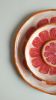 Pink Grapefruit Platter 27 cm | Serveware by Federica Massimi Ceramics