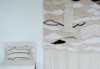 Contemporary Fiber Art Macrame and Natural weaving | Tapestry in Wall Hangings by Ranran Studio by Belen Senra. Item made of fiber