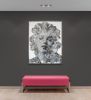 Marylin Monroe in my Heart forever | Mixed Media by Virginie SCHROEDER. Item made of canvas with paper works with minimalism & contemporary style