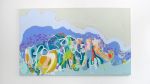 Walk a While | Oil And Acrylic Painting in Paintings by Claire Desjardins. Item made of canvas