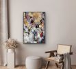 Untitled. 12.27.22 | Mixed Media by Viktoria Ganhao. Item composed of linen in contemporary or modern style
