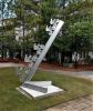 HILL CLIMB | Public Sculptures by jim collins sculpture. Item made of aluminum