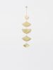 Aurora Wall Hanging in Polished Brass | Wall Sculpture in Wall Hangings by Circle & Line. Item composed of brass in contemporary or modern style