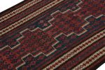 1950s Vintage Kilim rug in Red, Blue a,d Beige-Brown | Area Rug in Rugs by Rug and Kilim