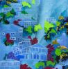 Adorned Ravine | Oil And Acrylic Painting in Paintings by Elizabeth Gahan. Item composed of canvas & synthetic