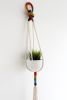 Macrame Plant Hanger, Knotted Plant Hanger | Plants & Landscape by Freefille. Item made of cotton works with contemporary & modern style