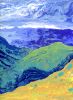 Blue Ridge Cloud Shadows | Oil And Acrylic Painting in Paintings by Catherine Twomey | Emporium Center / Arts & Culture Alliance in Knoxville. Item composed of canvas and synthetic