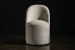 Elisabetta Modern Swivel Dressing Chair in Fabric or Leather | Accent Chair in Chairs by Costantini Design. Item composed of fabric and bronze in contemporary style