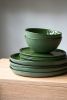 Handmade Porcelain Bowl. Green | Dinnerware by Creating Comfort Lab. Item made of ceramic