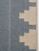 Handwoven Woolen Runner Rug | Rugs by Evergreen Carpets. Item composed of wool compatible with boho and minimalism style