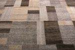 1950s Vintage Mid-Century Kilim Wool Beige Brown and Gray | Area Rug in Rugs by Rug and Kilim
