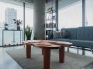 LAYERS Coffee Table | Tables by Courage Wood Studio. Item in boho or contemporary style