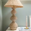 Faedra Rattan Table Lamp | Lamps by Hastshilp