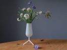 Milky White TRIPOD Glass Vase Set | Vases & Vessels by Maarten Baptist. Item made of glass works with contemporary & modern style