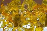 Gold Cirrus | Chandeliers by April Wagner, epiphany studios. Item made of glass