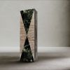 "Polimelus" Vase in Travertine Marble and Green Alpi Marble | Vases & Vessels by Carcino Design. Item composed of marble compatible with contemporary style