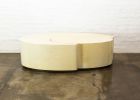 Goatskin Sculptural Nesting Coffee Tables by Costantini | Tables by Costantini Design. Item made of wood & leather