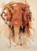 Burnt Sienna | Oil And Acrylic Painting in Paintings by Charly Malpass ArtCharly. Item composed of canvas and synthetic