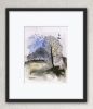 Painting with watercolour landscape | Watercolor Painting in Paintings by Oplyart. Item made of paper works with contemporary & country & farmhouse style
