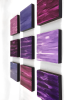 Wall of Color, Purples, 9 panels, by Paula Gibbs | Oil And Acrylic Painting in Paintings by Paula Gibbs | Tucson in Tucson. Item made of wood