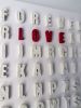 Hidden Words — Custom Word Search Wall Art in Macrame Cord | Wall Sculpture in Wall Hangings by macramestories. Item composed of canvas & fiber compatible with minimalism and contemporary style