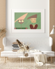 Difference Noted Contemporary Original Acrylic Painting | Oil And Acrylic Painting in Paintings by Chris Cammille for Mint and Fig. Item composed of canvas compatible with minimalism and mid century modern style