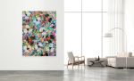 Nectar (36x36x1.5") | Oil And Acrylic Painting in Paintings by Valerie Capewell. Item composed of canvas in contemporary or scandinavian style