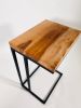 Figured Maple Cantilever Side Tables | Tables by Live Edge Lust. Item composed of wood