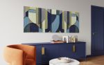 Layered Fiber Canvas No.14 | Macrame Wall Hanging in Wall Hangings by Vita Boheme Studio