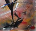 Pembe (horn) instument series | Oil And Acrylic Painting in Paintings by Mwenye painter. Item made of canvas & synthetic