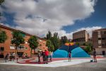 La plaza de la Pirámide | Street Murals by +Boa Mistura. Item made of synthetic