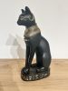 Bastet cat egypt all hand made and painted in Europe | Art & Wall Decor by ultimate European. Item in contemporary or country & farmhouse style