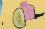 Impermanence #04 | Oil And Acrylic Painting in Paintings by Vincent Salvati – Contemporary Abstract Painter | NJ`. Item made of canvas works with minimalism & contemporary style