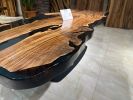 Custom 800-Year-Old Wood Epoxy Table, In Stock Now | Dining Table in Tables by Gül Natural Furniture. Item composed of wood in contemporary or country & farmhouse style