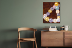 Colorful Pearls - Vibrant Giclée Print | Prints in Paintings by Michelle Keib Art. Item made of paper