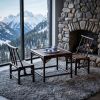 Zen Minimalist Bamboo Song Chair & Tea/Coffee Table Set I | Accent Chair in Chairs by Dynasty Artisan. Item composed of bamboo compatible with minimalism and contemporary style