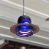 Runway Light Pendant Cobalt Blue LED | Pendants by RailroadWare Lighting Hardware & Gifts. Item made of glass compatible with country & farmhouse and eclectic & maximalism style