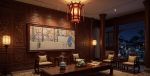 Hand Painted Silk Scroll Qiu Ying Han Palace Ming Art Part I | Oil And Acrylic Painting in Paintings by Dynasty Artisan. Item made of wood & glass compatible with contemporary and eclectic & maximalism style