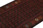 Rug & Kilim’s Baluch Tribal Rug in Red, Teal and Rust Color | Area Rug in Rugs by Rug and Kilim