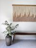 New Classic - Beige | Macrame Wall Hanging in Wall Hangings by Kat | Home Studio. Item made of canvas with fiber works with minimalism & industrial style