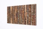 WAVELENGTH – Large Abstract Reclaimed Wood Wall Art (60"x30" | Wall Sculpture in Wall Hangings by Craig Forget. Item made of wood works with boho & contemporary style