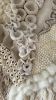 Organic Textile Wall Sculpture Neutral Fiber Art Zen Decor | Tapestry in Wall Hangings by Anna Baranova Art. Item made of cotton with fiber works with contemporary & modern style