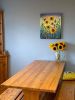Summer Sunflowers | Oil And Acrylic Painting in Paintings by DaggArt. Item composed of canvas
