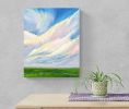Flotsam | Oil And Acrylic Painting in Paintings by Kate Wilson Fine Art. Item composed of canvas and synthetic in minimalism or contemporary style