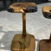 Custom Side Table - Epoxy Coffee Table - Resin End Table | Tables by Tinella Collection. Item composed of wood & synthetic compatible with contemporary and mediterranean style