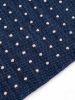 Handwoven Woolen Blue & White Runner Rug | Rugs by Evergreen Carpets. Item composed of wool in boho or minimalism style
