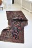 Deep Indigo Unusual Design | Runner Rug in Rugs by The Loom House. Item composed of fabric and fiber