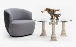 Koji Armchair | Chairs by LAGU. Item composed of wood and fabric in minimalism or modern style