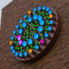 Nebraska Time | Clock in Decorative Objects by Ansen Seale | Wayne State College in Wayne. Item made of metal